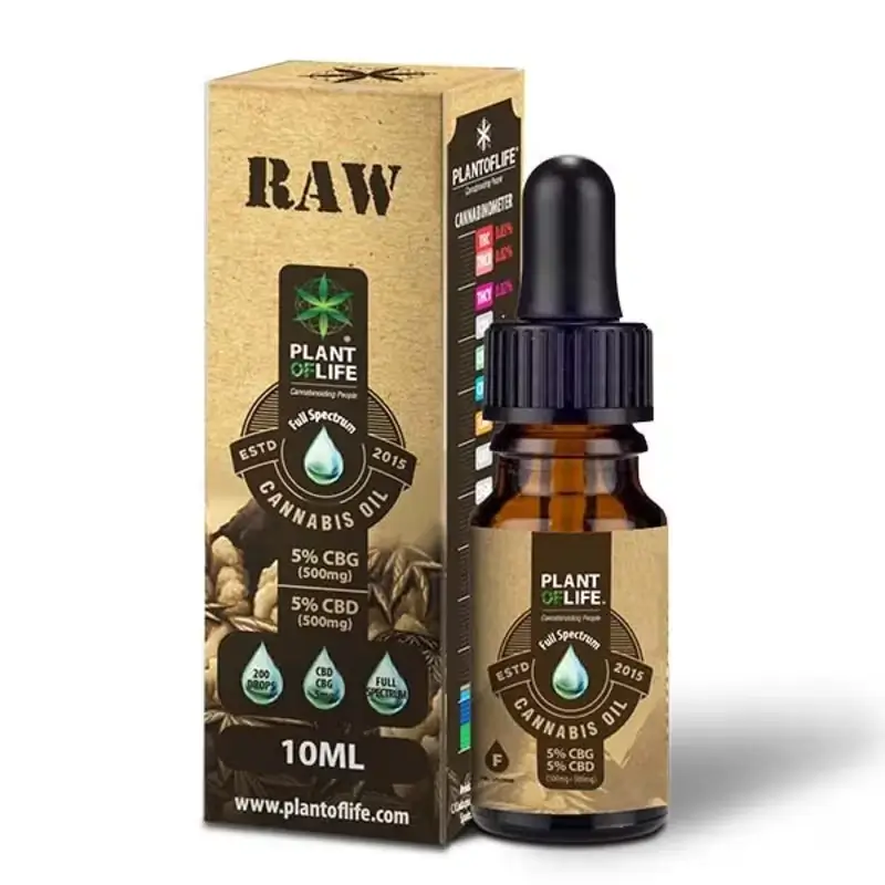OLEO 5% CBD E 5%CBG ESPECTRO COMPLETO